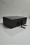 Caja Rigida Plegable con iman 24,5x33x12 cm NEGRO