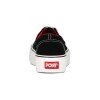 Championes Pony Soho casual tela-lona plataforma Negro