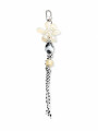 LLAVERO FLOWER BLANCO
