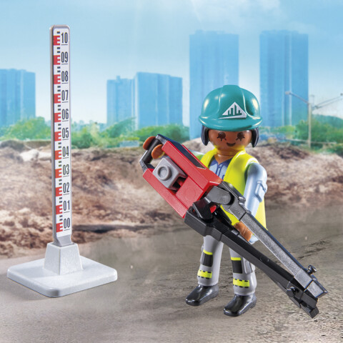 Construcción de Carretera Playmobil 43 Piezas U