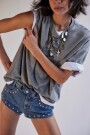 REMERA PERFECT OVERSIZED Gris