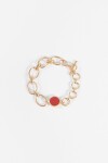 Pulsera eslabones dorado