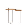 Mesa de arrime - Doble side - Linea Manhattan Marron/Marron