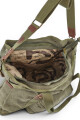 Bolso tote de lona urbano Verde