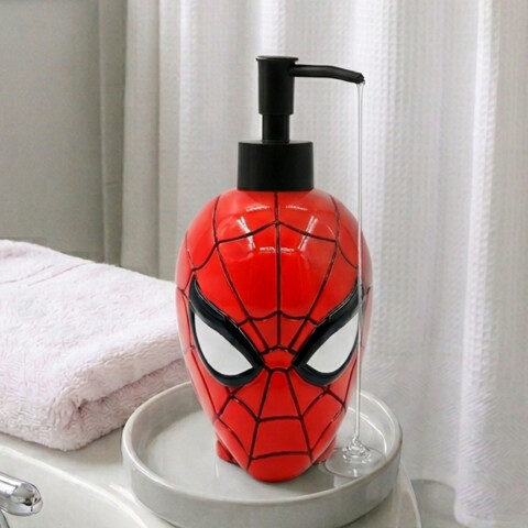 Dispensador de Jabón 3D Resina Spiderman U