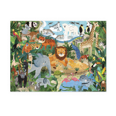 Puzzle Crocodile Creek 24 Piezas 35 x 48 cm ANIMALES