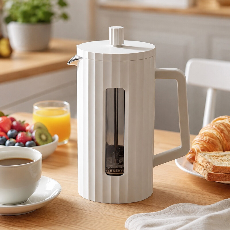 Cafetera / Tetera en Vidrio Borosilicato 350ml - Blanco Cafetera / Tetera en Vidrio Borosilicato 350ml - Blanco