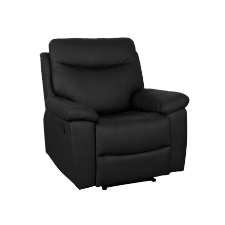 RECLINER 1 CUERPO SIMIL-CUERO NEGRO LEXUS
