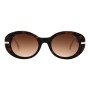 Lentes de sol De Acetato Redondo Premium Gradiente Marón/Tortuga