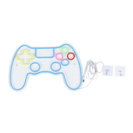 CARTEL DE NEÓN DISEÑO JOYSTICK 40X25CM USB CARTEL DE NEÓN DISEÑO JOYSTICK 40X25CM USB