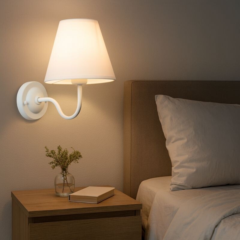 Lampara de Pared Classic Lámpara de Pared Interior Classic Blanca
