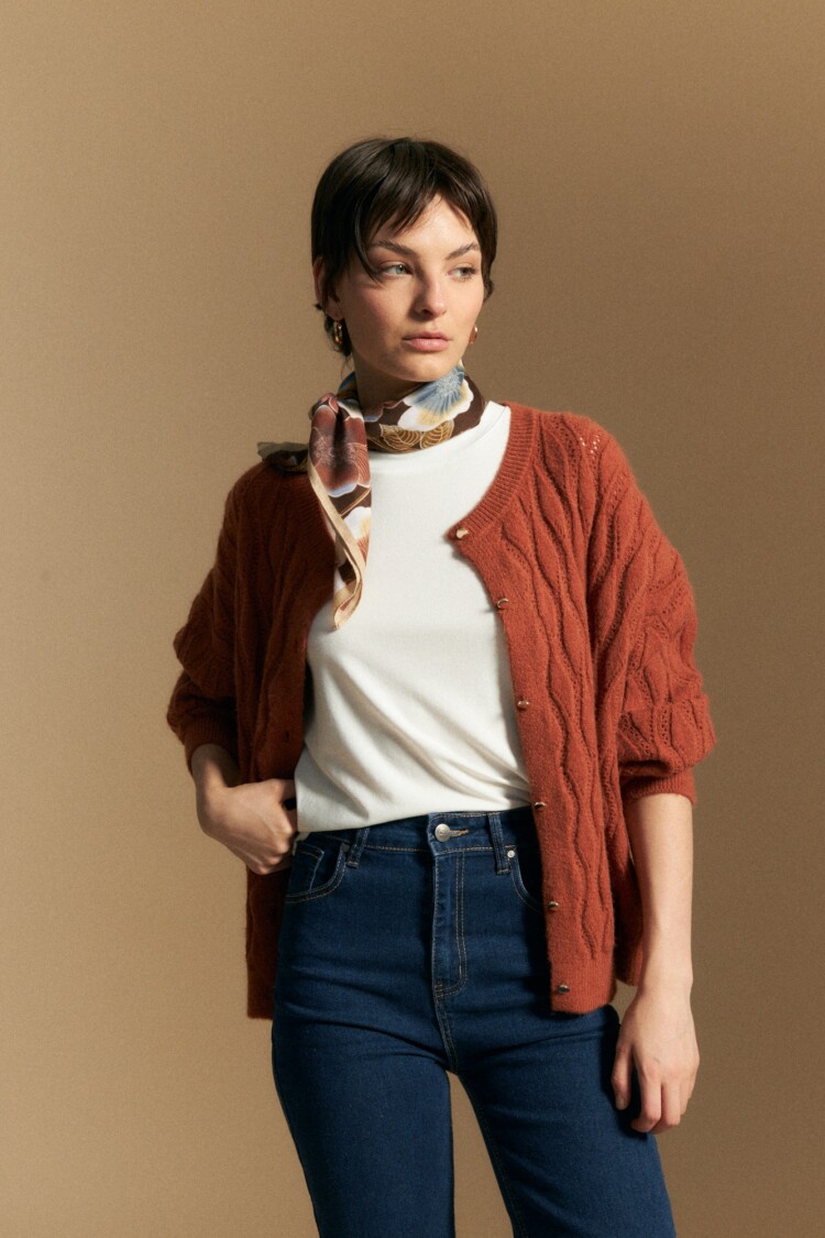 CARDIGAN NORI Canela