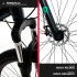 Bicicleta MTB Rodado 29 Randers Kawill 21v Negro-Celeste L Bicicleta MTB Rodado 29 Randers Kawill 21v Negro-Celeste L