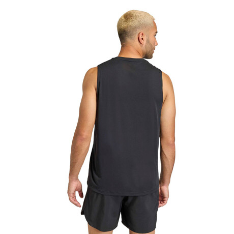 Top de Hombre Adidas Run Ess Tank M Negro