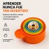 Juego Didáctico Top Bright de Vasos Apilables 6 Piezas NARANJA