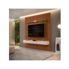 Panel Para Tv En Mdf - Pratic - 250 Cm Panel Para Tv En Mdf - Pratic - 250 Cm