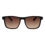 Lentes De Sol One Piece Bossa Nova De Policarbonato Degradado Marrón/Marrón