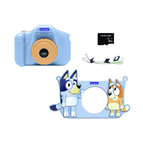 Cámara Digital Multifuncional Recargable Bluey Lexibook U