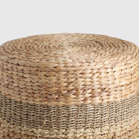 TABURETE CHARLOTTE RATTAN NATURAL-BEIGE LS-0018 NATURAL