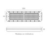 PROYECTOR LED MODULAR BPM 100W 18.500 LM 5.500K GRIS PROYECTOR LED MODULAR BPM 100W 18.500 LM 5.500K GRIS