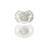 Set x2 chupete fisiologico Suavinex 6 a 18M gris nocturno