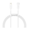 Cable Baseus USB-C / Lightning 1M 20W CATLYS-A01/2 Cable Baseus USB-C / Lightning 1M 20W CATLYS-A01/2