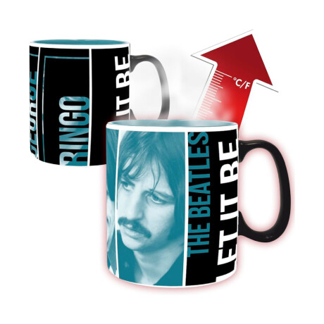 The Beatles - Let it Be Heat Change Mug The Beatles - Let it Be Heat Change Mug