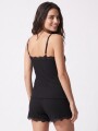 PIJAMA SET RIB NEGRO