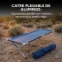 Cama Catre Plegable Camping Playa Aire Libre Aluminio 190 Cm Color Azul