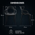 Silla de Comedor ComboHome Allegra Pack X6 Negro 1