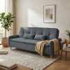 Sofa cama Donna - 3 Cuerpos Gris Azulado