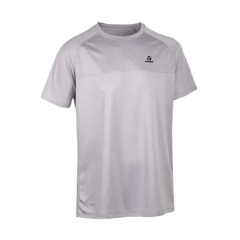T-SHIRT MC MEN TRNG C-REC II azul titan GRIS CLARO/NEGRO/NARANJA