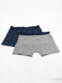BOXER ALGODÓN PACK X2 AZUL