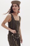 Top Mei en Lino Jungle Stripes