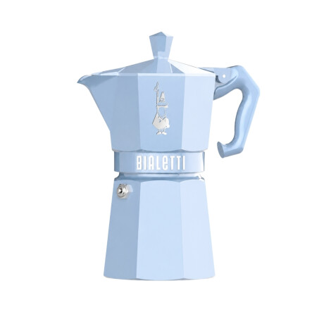 Cafetera Moka Exclusive Celeste 270ml 6 Tazas Bialetti Cafetera Moka Exclusive Celeste 270ml 6 Tazas Bialetti