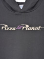 HOODIE PIZZA PLANET GRIS OSCURO