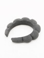 VINCHA PARA MAQUILLAJE GRIS CLARO