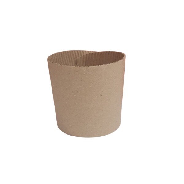 FAJA CARTÓN BEBIDAS CALIENTES 12OZ MARRÓN MARRON