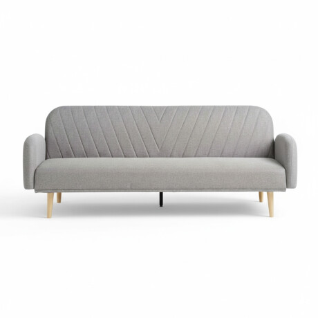 SOFÁ CAMA MADERA-Y-TELA GRIS ZAMORA