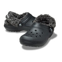Classic Clog Fleece Lined Negro
