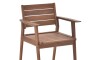 Silla de patio con apoyabrazos Teca - Caraíva Silla de patio con apoyabrazos Teca - Caraíva