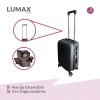 Valija Carry-on de mano Rígidas Con Organizadores Negro
