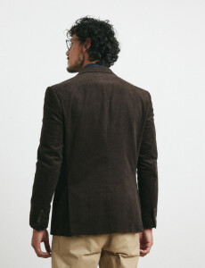 110470 SACO HARRINGTON LABEL Marron