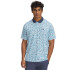 UA Matchplay Printed Polo-BLU WHT-108