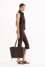 TOTE SCOTT Marron