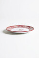 Plato vichy silvestre rojo