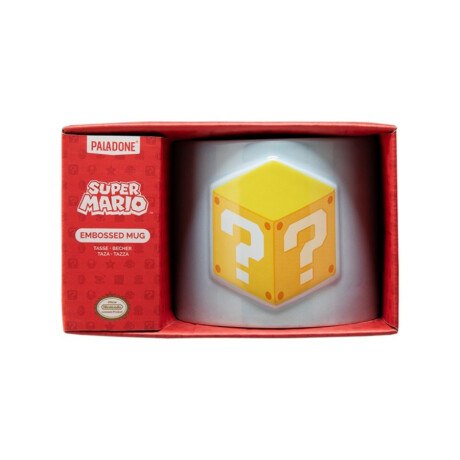 Taza Super Mario - Question Block Embossed Mug Taza Super Mario - Question Block Embossed Mug