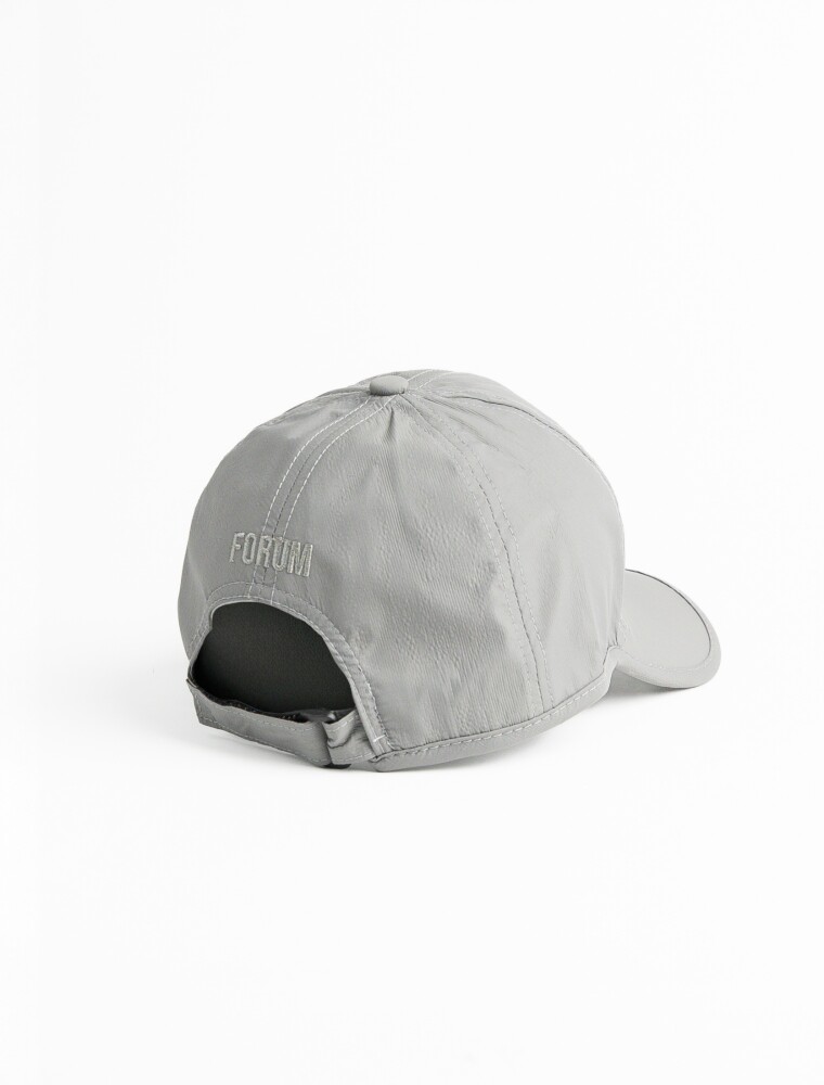 Gorro Dry Fit con Visera Gris Claro