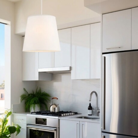 ARTEFACTO COLGANTE DECORATIVO SIRA - BLANCO Luminaria Colgante Sira Blanca