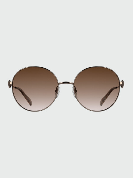 LONGCHAMP - Lentes de Sol Dorado/ Kaki Degradado J50